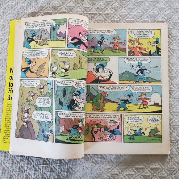 Walt Disney Comic Book Gold Key Huey Dewey & Louie Junior Woodchucks No # 3 1968 - Picture 4 of 11